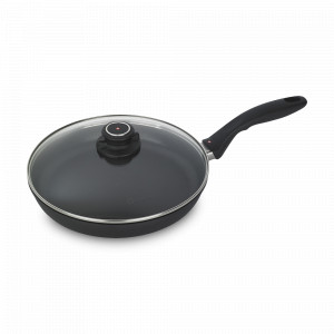 Сковорода с алмазным покрытием, с крышкой, 26 см, сплав алюминия, черный, серия XD Classic+ Induction, SWISS DIAMOND, Швейцария, SWISS DIAMOND (Швейцария)