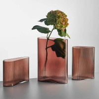 Ваза Туман, 21 см, хрустальное стекло, карамельный, NUDE GLASS, Турция_00820160060089745407.jpg