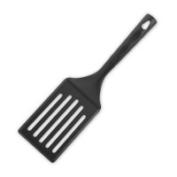 Лопатка кухонная с прорезями, 28 см, нейлон, черный, серия DIAMANT, OLYMPIA, Италия