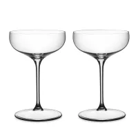 Набор из 2-х бокалов - креманок Champagne, 320 мл, 17 см, хрусталь, серия Grape Riedel, RIEDEL, Австрия, 