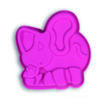 Форма слоник 12х12 см, высота 3 см, малиновый, серия Marty for Party, SILIKOMART, Италия_00776550076707016788.jpg