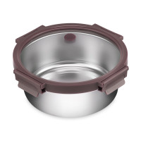 Ланч-бокс , 1,5 л, нержавеющая сталь, фиолетовый, SMART SOLUTIONS, Россия