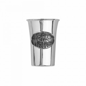 Стопка «Окунь», 65 мл, латунь, серия Охотничий домик, Кольчугинский Мельхиор, Россия, Рюмки для текилы