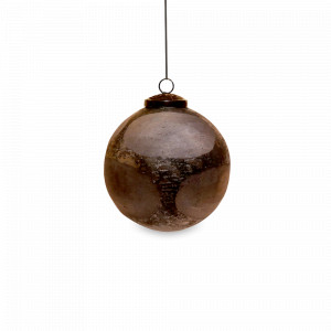 Украшение новогоднее Шар подвес, 10 см, стекло, коричневый металлик, ROOMERS FURNITURE, Нидерланды, ROOMERS FURNITURE (Нидерланды)