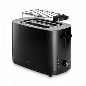 Тостер на 2 слота с решеткой Enfinigy, нержавеющая сталь, черный, серия Electrics, ZWILLING J.A. HENCKELS, Германия, Бытовая техника
