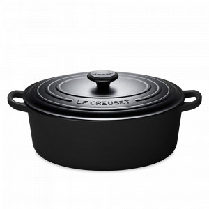 Утятница с крышкой, 29 см, чугун, черный, серия Matte Black, LE CREUSET, Франция, LE CREUSET (Франция)
