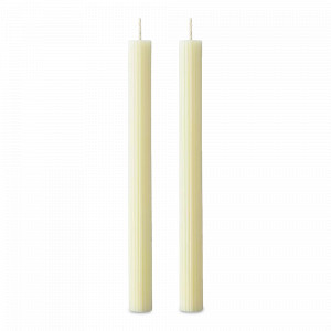 Набор из 2-х свечей, 24.5 см, молочный, серия Edge, TKANO, Россия, Edge TKANO