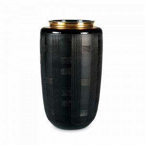 Ваза , 20.5 см, стекло, черный, серия Jet Black, VISTA ALEGRE, Португалия, Вазы и предметы интерьера Vista Alegre