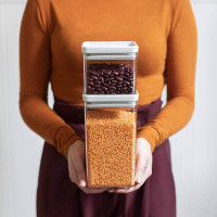 Контейнер для сыпучих продуктов, 0,7 л, 11 х 11 х 10,5 см, пластик, светло-серый, серия Tasty+, BRABANTIA, Бельгия_00801470060823493583.jpg