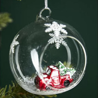 Набор из 3-х ёлочных украшений Bubble Dream, 9 см, стекло, серия New Year Essential, TKANO, Россия_00817550045353013316.jpg