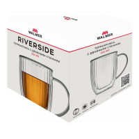 Термокружка Riverside, 310 мл, боросиликатное стекло, прозрачный, WALMER, Великобритания_00808690038674267836.jpg
