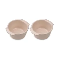 Набор из 2-х рамекинов, 11 см, 200 мл, керамика, кремовый, серия Ecru, PEUGEOT CERAMIC, Франция, 