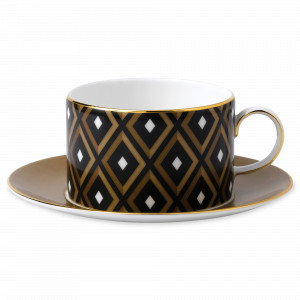 Пара чайная, 220 мл, костяной фарфор, серия Arris, WEDGWOOD, Великобритания, WEDGWOOD (Великобритания)