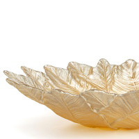 Блюдо для фруктов «Листья», 31 х 7 см, стекло, золотистый, серия Autumn Forest, ANNA LAFARG, Китай_00820380047525103601.jpg