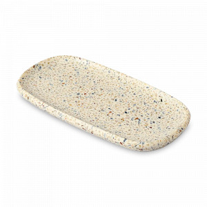 Подставка для принадлежностей Mosaic, 24 х 12 см, полирезин, светло-бежевый, серия Bath, BERGENSON BJORN, Великобритания, Подставки для кухонных аксессуаров