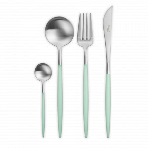 Набор столовых приборов на 6 персон, 24 предм., серия GOA matte celadon, CUTIPOL, Португалия, CUTIPOL (Португалия)