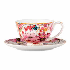 Пара чайная, 200 мл, фарфор, декор, серия Estelle, MAXWELL WILLIAMS, Австралия, MAXWELL & WILLIAMS (Австралия)