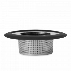 Ситечко для заваривания чая складное, 9,8 х 3 см, нержавеющая сталь, силикон, черный, серия Infusion, VIVA Scandinavia, Дания, Ситечки для чая