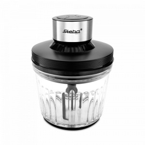 Измельчитель, нержавеющая сталь, пластик, черный, стальной, STEBA, Германия, STEBA (Германия)