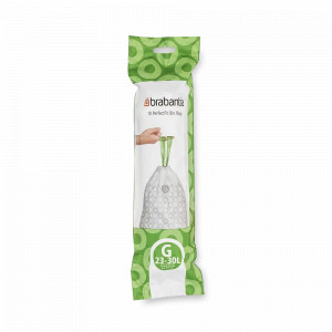 Пакет для мусора G, 10 штук, 23-30 л, полиэтилен, BRABANTIA, Бельгия, Мусорные ведра 30 л. Brabantia