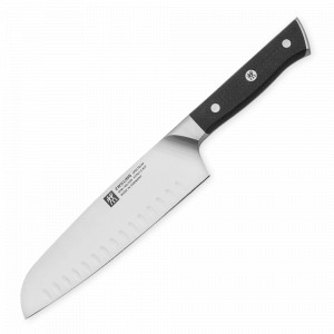 Нож Сантоку, 18 см, рукоять черная микарта, серия Spectrum, ZWILLING J.A. HENCKELS, Германия, Ножи шеф-повара Zwilling