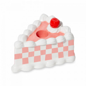 Подсвечник на одну свечу, 8.5 см, керамика, белый, серия Sweetie, DOIY, Испания, Предметы интерьера DOIY