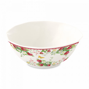 Салатник , 20 см, фарфор, серия Jardin Des Fraises, EASY LIFE (R2S), Италия, Jardin Des Fraises EASY LIFE R2S