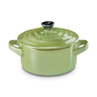 Кокот , 0,25 л, 10 см, керамика, зеленый металлик, серия Pearlized Light Palm, LE CREUSET, Франция