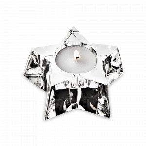 Подсвечник, 10 см, хрусталь, серия Estrela, VISTA ALEGRE, Португалия, Хрустальные подсвечники