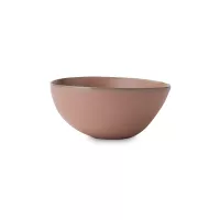 Салатник порционный Pink, 15.7 см, каменная керамика, розовый, серия Tide, ROOMERS TABLEWARE, Нидерланды, 