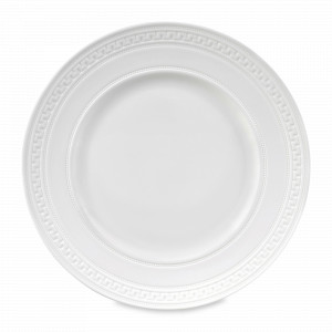 Тарелка обеденная, 27 см, костяной фарфор, белый, серия Intaglio, WEDGWOOD, Великобритания, Красивые тарелки для сервировки