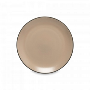 Тарелка закусочная, 21.6 см, керамика, бежевый, серия Stacked Organic, COSTA NOVA, Португалия, Тарелки круглые