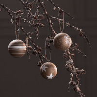 Набор елочных шаров Zero waste, 4 предмета, 7.5 см, папье-маше, бежевый, серия New Year Essential, TKANO, Россия_00814290057104479251.jpg