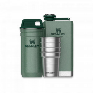 Набор из 4-х стопок 59 мл с флягой 230 мл, цвет зеленый, серия Adventure, STANLEY, США, STANLEY (США)
