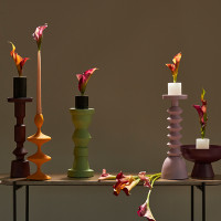 Подсвечник на одну свечу, 36 см, металл, розовый, серия Vivlend, BERGENSON BJORN, Великобритания_00813860064139823505.jpg