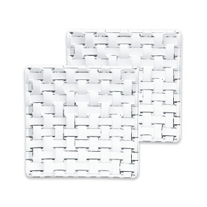 Набор из 2-х квадратных тарелок, 14 х 14 см, хрустальное стекло, серия Bossa Nova, NACHTMANN, Германия, NACHTMANN (Германия)