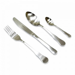 Набор столовых приборов 24 предмета, на 6 персон, матовая сталь, серия Ambar, HERDMAR, Португалия, HERDMAR (Португалия)