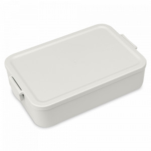 Ланч-бокс большой, 25.5 х 16.7 см, пластик, светло-серый, серия Make &amp; Take, BRABANTIA, Бельгия, Ланч-боксы