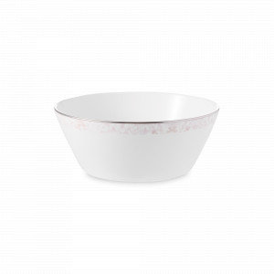 Салатник порционный, 16 см, костяной фарфор, белый, декор, серия Примула, NARUMI, Япония, NARUMI (Япония)
