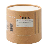 Свеча ароматическая с деревянным фитилём Nutmeg, Leather & Vanilla, 60 часов, бежевый, серия Edge, TKANO, Россия_00814810050220626115.jpg