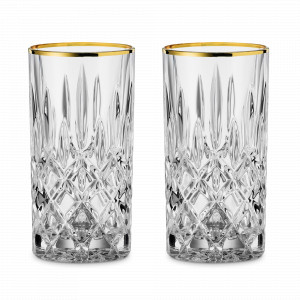 Набор из 2-х стаканов GOLD, 375 мл, хрустальное стекло, серия Noblesse, NACHTMANN, Германия, Скидка до -60% на хрусталь Nachtmann