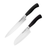 Набор кухонных ножей, 7 штук, на магнитной подставке ComposeEat, серия Ergo Line Pro, BERGER CUTLERY, Германия_00816110048905245335.jpg