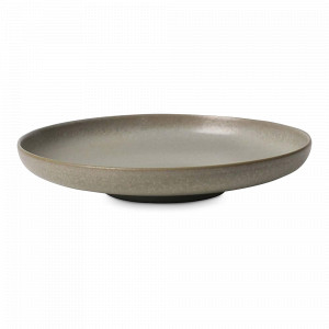 Блюдо круглое Grey, 27 см, каменная керамика, серый, ROOMERS TABLEWARE, Нидерланды, Блюда сервировочные, менажницы