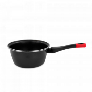 Ковш, 16 см, сталь, стеклоэмаль, черный, серия Kilauea, VITRINOR, Испания, Ковшики для индукционной плиты