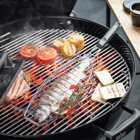 Решетка BBQ, 49,5 х 12 см, нержавеющая сталь, пластик, GEFU, Германия_00806980061717297826.jpg