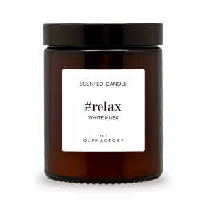 Ароматическая свеча «Белый мускус», в стеклянном стакане, воск, AMBIENTAIR, Испания, Ароматы для дома