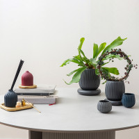 Горшок цветочный, 16.5 см, 1.2 л, доломит, серый, серия Edge, TKANO, Россия_00819890053247306279.jpg