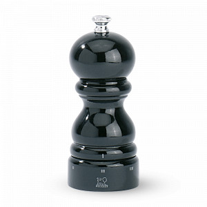 Деревянная мельница для перца, высота: 12 см, диаметр: 5,5 см, материал: дерево, цвет: черный, серия Paris u'select, PEUGEOT, Франция, PEUGEOT (Франция)