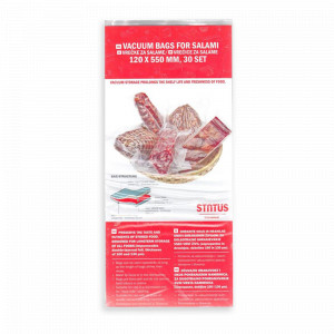 Набор вакуумных пакетов, 30 штук, размер: 12 х 55 см, материал: полиэтилен, STATUS, Словения, STATUS (Словения)