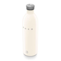Бутылка для воды, нержавеющая сталь 18/8, 1000 мл, кремовый, серия 24Bottles, SMEG, Италия_00821740048376869074.jpg